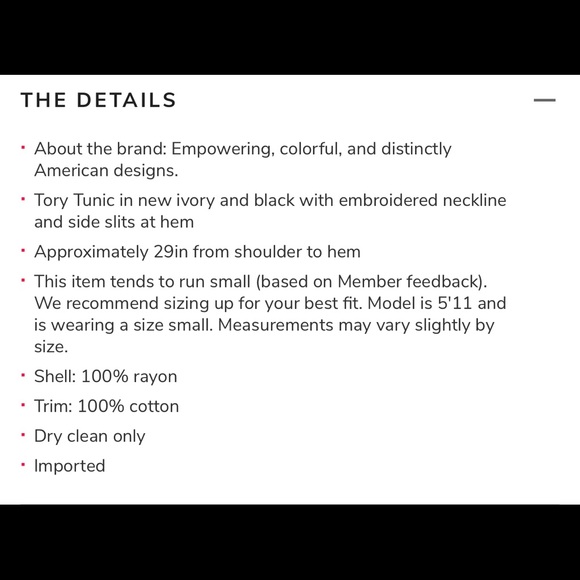 NEW Tory Burch Long Sleeve Stripe Tunic Top Size 2 Rayon Slub Stripe Tunic $348 - Picture 5 of 9